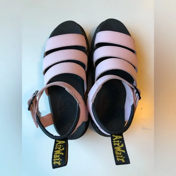 Size 6 Dr. Marten’s Blaire sandals in chalk pink - Picture 1 of 5